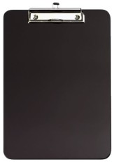 WEDO® Klemmbrett 576 - schwarz Klemmbrett schwarz 230 mm 330 mm Polystyrol silber