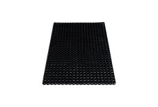 Miltex Ringgummimatte Eazycare Scrub - 80 x 120 cm, schwarz für alle Eingangsbereiche 80 x 120 cm