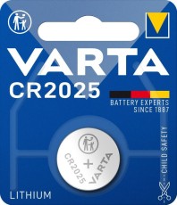 Varta Batterien Electronics Lithium - CR 2025, 3 V Knopfzellen-Batterie CR2025/DL2025 3 Volt Lithium