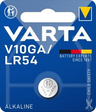 Varta Batterien Electronics Alkali-Mangan - V 10 GA, 1,5 V Knopfzellen-Batterie 1,5 Volt Alkaline