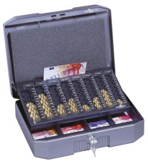 Durable Geldzählkassette EUROBOXX® - 352 x 276 x 120 mm, silbergrau Geldkassette silbergrau 352 mm