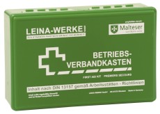 Leina-Werke Betriebsverbandkasten klein - ohne Wandhalterung Verbandkasten nach DIN 13157 grün
