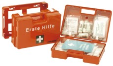 Leina-Werke Erste-Hilfe-Koffer SAN - DIN 13169 - orange Verbandkasten orange