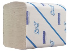 Kimberly-Clark® Professional AQUARIUS* Einzelblatt Toilet Tissue 2-lagig - weiß, 220 Einzelblatt pro Pack, passender Spender Modell 6946