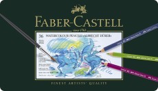 Faber-Castell Künstler-Aquarellstift ALBRECHT DÜRER®, 36 Farben sortiert im Metalletui 3,8 mm