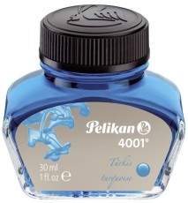 Pelikan® Tinte 4001® - 30 ml Glasflacon, türkis Tinte türkis 30 ml Glasflacon