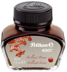Pelikan® Tinte 4001® - 30 ml Glasflacon, brillant-braun Tinte brillant-braun 30 ml Glasflacon