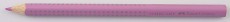 FABER-CASTELL Buntstift Jumbo GRIP - magenta hell ergonomische Dreikantform mit Namensfeld Farbstift