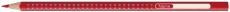 FABER-CASTELL Buntstift Colour GRIP - geraniumrot hell ergonomische Dreikantform mit Namensfeld 3 mm