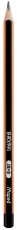 Maped® Bleistift BLACKPEPS - 2B, schwarz/orange Bleistift 2B Dreikantform schwarz/orange 175 mm