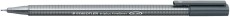 Staedtler® Feinschreiber triplus® - 0,3 mm, grau ergonomischer Dreikantschaft Fineliner grau
