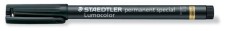 Staedtler® Feinschreiber Universalstift Lumocolor® - permanent special, schwarz, 0,6 mm Fineliner