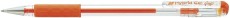 Pentel® Gel-Tintenroller Hybrid - 0,3 mm, orange gummierter Komfort-Griffzone Gelschreiber orange