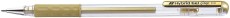 Pentel® Gel-Tintenroller Hybrid - 0,4 mm, gold gummierter Komfort-Griffzone Gelschreiber gold