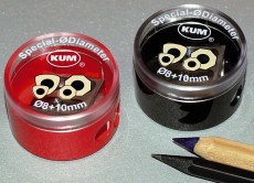 KUM® Spitzdose doppelt 3-kant  - KUM 208-M2 farbig sortiert Mindestabnahmemenge 12 Stück.
