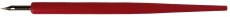 Standardgraph Federhalter mit Feder HI-801, Holz, rot Federhalter