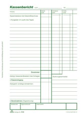 RNK Verlag Kassenbericht - Block mit Vorsteuer-Erfassung, 50 Blatt, DIN A5 Kassenbericht A5 50 Blatt