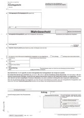 RNK Verlag Antrag Mahn- und Vollstreckungsbescheid Arbeitsgericht - SD, 1x5 Blatt, DIN A4 A4