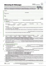 RNK Verlag Mietvertrag für Wohnungen - ausführliche Fassung, 6 Seiten, gefalzt auf DIN A4 6 Blatt