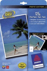 Avery Zweckform® 2554 Classic Inkjet Fotopapier - DIN A4, glänzend, 125 g/qm, 20 Blatt Fotopapier