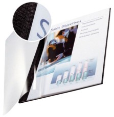 Leitz 7398 Bindemappe impressBIND - Soft Cover, A4, 3,5 mm, 10 Stück, schwarz Buchbindemappe