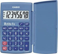 Casio® Taschenrechner Petite FX blau Taschenrechner blau 8-stellig