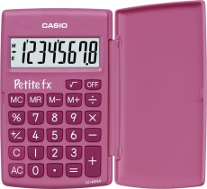 Casio® Taschenrechner Petite FX pink Taschenrechner pink 8-stellig
