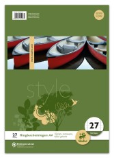 Staufen® style Ringbucheinlage - LIN27, A4, 50 Blatt, 70 g/qm, liniert mit Randlinien A4 70 g/qm 50