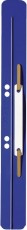 Leitz 3711 Einhängeheftstreifen - lang, PP, blau, 25 Stück Heftstreifen ca. 25 mm 6 + 8 cm blau