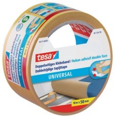 tesa® Verlegeband / Klebeband doppelseitig 10 m x 50 mm  universal Doppelklebeband 50 mm 10 m