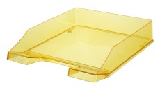 HAN Briefkorb KLASSIK A4, gelb-transparent Briefkorb A4 gelb-transparent 242 x 55 x 335 mm