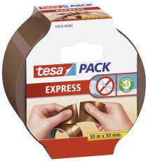 tesa® Verpackungsklebeband tesapack® Express, PP, 50 m x 50 mm,braun Verpackungsklebeband braun -