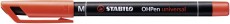 STABILO® Folienstift - OHPen universal - permanent medium - Einzelstift - rot Folienstift rot