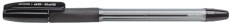 Pilot Kugelschreiber M - 0,4 mm, schwarz geriffelte, gummierte Griffzone in Schreibfarbe schwarz M