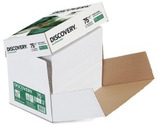 DISCOVERY Kopierpapier Discovery - A4, holzfrei, 75 g/qm, weiß, 2500 Blatt Kopierpapier A4 75 g/qm