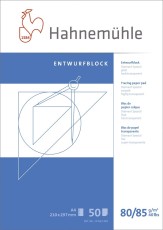 Hahnemühle Transparentblock - A4, 80/85 g/qm, 50 Blatt Transparentpapier A4 80/85 g/qm 50