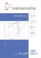 Hahnemühle Transparentblock - A4, 110/115 g/qm, 50 Blatt Transparentpapier A4 110/115 g/qm 50
