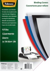 Fellowes® Deckblätter Fantasie - A4, PP, transparent/matt, 100 Stück Deckblätter 100 Stück A4