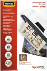 Fellowes® Laminierfolie Mikron Peel & Stick - A3, glänzend, 125 mym, 100 Stück Laminierfolie A3