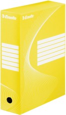Esselte Archiv-Schachtel - DIN A4, Rückenbreite 10 cm, gelb Archivbox gelb 100 mm 352 mm 250 mm