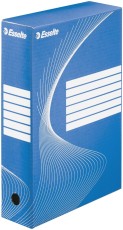 Esselte Archiv-Schachtel - DIN A4, Rückenbreite 8 cm, blau Archivbox blau 80 mm 352 mm 250 mm