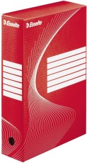 Esselte Archiv-Schachtel - DIN A4, Rückenbreite 8 cm, rot Archivbox rot 80 mm 352 mm 250 mm