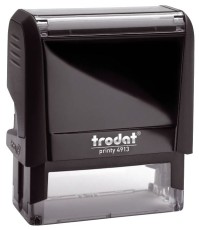 trodat® Stempel Printy 4913 - max. 6 Zeilen, 58 x 22 mm mit Gutschein Textstempel Selbstfärber