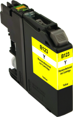 Neutrale Tintenpatrone BR123Y-INK-FRC für versch. Brother-Geräte (Gelb)