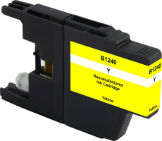 Neutrale Tintenpatrone BR1240Y-INK-FRC für versch. Brother-Geräte (Gelb)