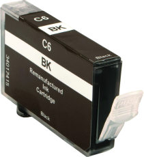 Neutrale Tintenpatrone CABCI6BK-INK-FRC für versch. Canon-Geräte (Schwarz)