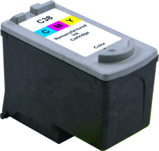 Neutrale Tintenpatrone CACL38-INK-FRC für versch. Canon-Geräte (Farbig)
