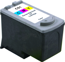 Neutrale Tintenpatrone CACL51-INK-FRC für versch. Canon-Geräte (Farbig)
