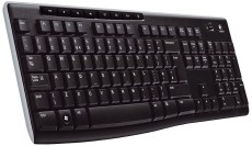 Logitech Tastatur K270 - USB, kabellos 2 Batterien vom Typ AAA im Lieferumfang enthalten Tastatur