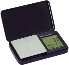Maul Taschenwaage MAULpocket II - schwarz, 500g inkl. Tasche aus Kunstleder Taschenwaage 500 g 0,1 g